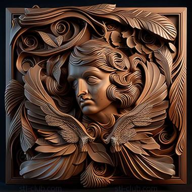 3D model RELIEFCARVED WOODEN (STL)